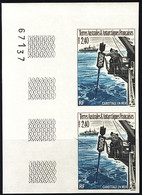 F.S.A.T. (1995) Deep Water Sampling. Corner Imperforate Pair. Scott No 196, Yvert No 187. - Non Dentelés, épreuves & Variétés