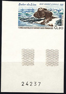 F.S.A.T. (1979) Lion Rock. Corner Imperforate. Scott No C57, Yvert No PA57. - Non Dentelés, épreuves & Variétés