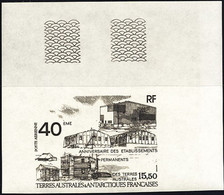 F.S.A.T. (1988) Penguin Island. Set Of 2 Corner Imperforates. Scott Nos C100-1, Yvert Nos PA100-1. - Non Dentelés, épreuves & Variétés