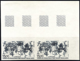 F.S.A.T. (1994) Krill. Imperforate Corner Pair. Scott No C128, Yvert No PA129. - Geschnittene, Druckproben Und Abarten