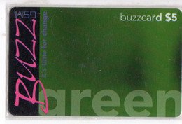 TANZANIE RECHARGE BUZZCARD 5$ GREEN Date 01/07/2001 - Tanzania