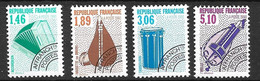 France Préoblitérés N° 206 à 209   Neufs    * * B  / TB = MNH F/VF  Voir Scans  - 1989-2008