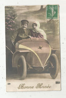 Cp, Autromobile , BONNE ANNEE , écrite - Passenger Cars