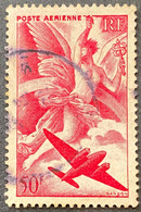 FRAPA17U - Poste Aérienne - Série Mythologique - 50 F Used Stamp 1946-47 - France YT PA 17 - 1927-1959 Afgestempeld