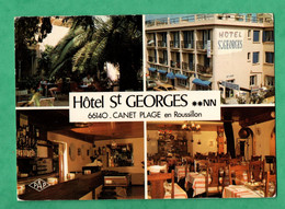 66 Pyrenees Orientales Canet En Roussillon Hotel Saint Georges Carte Postale Multivues - Canet En Roussillon