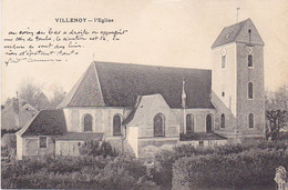 VILAOUT20-  VILLENOY  EN SEINE ET MARNE L'EGLISE      CPA  CIRCULEE - Villenoy