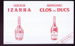 B035 BUVARD - LIQUEUR IZARRA - ARMAGNAC CLOS DES DUCS - Drank & Bier