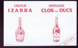 B035 BUVARD - LIQUEUR IZARRA - ARMAGNAC CLOS DES DUCS - Liqueur & Bière