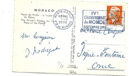 PM039 / MONACO - Weltmeister Wettkampf 1952 In Monte Carlo - Covers & Documents