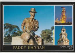 WESTERN AUSTRALIA WA Hannan Statue Gold Mine Post Office KALGOORLIE Rolsh KGB038 Multiview Postcard C1980s - Kalgoorlie / Coolgardie