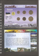 Estonia - Folder Bolaffi "Monete Dal Mondo" Emissione Valori UNC - Estonie