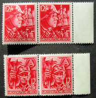 DR Die Letzten Marken Mi.Nr. 909,910 Als WP Mit Rand Postfrisch ** M€ 160,-- - Unused Stamps