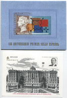Carpeta Completa 150 Aniversario Del Sello Español, Impecable. - Blocks & Sheetlets & Panes