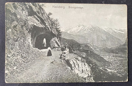 Hasleberg Brünigstrasse/ Leute/ Gestempelt 1907 - Hasle Bei Burgdorf