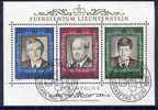 LIECHTENSTEIN 1988 50th Anniversary Of Regency Block Used   Michel Block 13 - Gebruikt