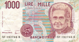 Italia 1000 Lire 1990 Circolate - 1000 Lire