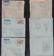 Malaysia 1950-59 3 Aerogramme Air Letter KUALA LUMPUR To India - Malayan Postal Union