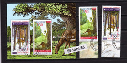 2011 Europa – Cept Year Of Forests 2 V. +S/S-used(O) BULGARIA / BULGARIE - Used Stamps