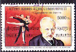 TürkischZypern Turkish Cyprus Turque De Chypre - 100. Todestag Tschaikowsky (MiNr: 369) 1993 - Gest Used Obl - Gebraucht