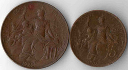 5c & 10c Dupuis 1920 - D. 10 Centesimi