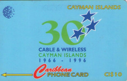 CAYMAN ISLANDS. 30 Years. 1996. 35000 Ex. 94CCIC (Ø). (930) - Kaimaninseln (Cayman I.)