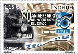 ESPAGNE SPANIEN SPAIN 80 ANIVERSARIO DEL PARQUE MÓVIL MNH ED 5067 YT 4786 MI 5081 SC 4133 SG 5069 - Blocks & Sheetlets & Panes