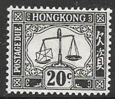 Hong Kong Mint Never Hinged ** 1946 Script Watermark 17 Euros - Timbres-taxe