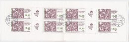Feuillet De 8 Timbres + 4 Coupons YT 162 Tradition Timbre Gravé Science économie / Sheetlet Michel H-blatt 4 - Used Stamps