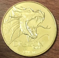 63 VULCANIA DRAGON RIDE MDP 2017 MÉDAILLE SOUVENIR MONNAIE DE PARIS JETON TOURISTIQUE MEDALS COINS TOKENS - 2017