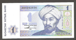 Kazakistan - Banconota Non Circolata FdS Da 1 Tenge P-7a - 1993 #19 - Kazakistan