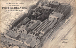 59-CAMBRAI- VUE AERIENNE DES USINES DE LA CHICOREE - PROTEZ-DELATRE - Cambrai