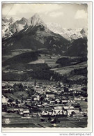 BISCHOFSHOFEN  Mit Tennengebirge - Panorama, Air View, Fliegeraufnahme,  S/w,  Echte Photographie - Bischofshofen