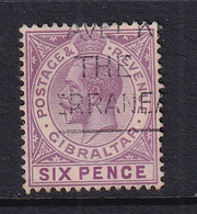 Gibraltar: 1921/27   KGV    SG97a    6d   Bright Purple & Magenta    Used - Gibraltar