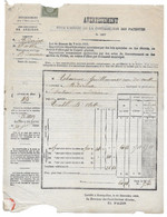 1869 BEDARIEUX - THOURENC GUILLAUME DOCTEUR EN MEDECINE - CONTRIB DES PATENTES - Documenti Storici