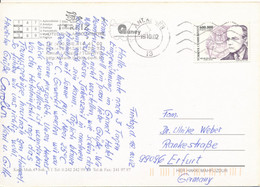 Türkei Antalya TGST 2002 Mi. 3307 Hilmi Ziva Ulken - Postkarte Nach Deutschland - Briefe U. Dokumente
