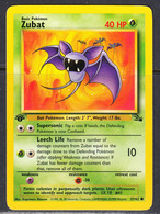 Zubat 1999 Fossil, 1st Edition, NM, 57/62 - Other & Unclassified
