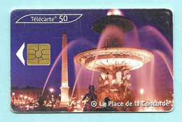 Télécarte France 50 Unités - Paris - La Place De La Concorde - Non Classificati