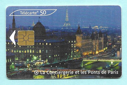 Télécarte France 50 Unités - Paris - La Conciergerie Et Les Ponts De Paris - Non Classificati