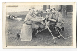 VERDUN REIMS Carte Photo Mitrailleuse Militaires Du 151ème Infanterie Gros Plan - Verdun