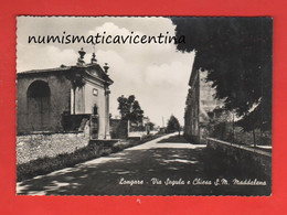 Longare Vicenza Via Secula Con Chiesa Cpa Anni '70 - Vicenza