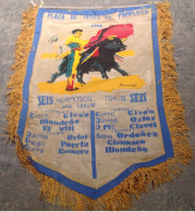 CORRIDA PAMPLONA PAMPELUNE FANION DRAPEAU ORDONEZ VITI TOROS TAUREAUX TAUREAU TORO - Other & Unclassified