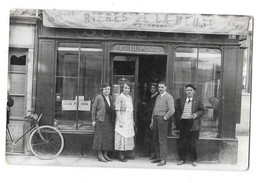 BRETEUIL Ou Environs (60) Carte Photo Commerce épicerie Café DUPONT Gros Plan - Breteuil