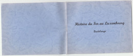 Booklet 14,2 X 11,4 Mm Dudelange1937 "Histoire Du Fer Au Luxembourg" Avec Bloc Feuillet N°2 - Blocchi & Foglietti