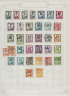 France Timbres Pour Colis Postaux Et Autres Serie 1 à 29 Et 30 à 33 Oblitérés + 2 Doubles Sur Page ( Cote + 210 € ) - Usados