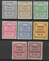 Prussia, Germany 1903 Official Stamps For Use In Prussia. Full Set. Michel 1-8/ Scott OL1-OL8. MH - Dienstzegels