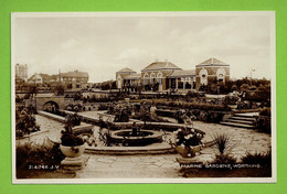 WORTHING / MARINE GARDENS.... Carte Vierge - Worthing