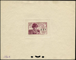 EPT AFRIQUE OCCIDENTALE - Poste - 23,  épreuve D'atelier En Lie De Vin, Couleur N° 1501: JDT 1945, Louis XI - Other & Unclassified