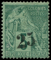 * GABON - Poste - 8, Signé Miro: 25 S. 5c. Vert - Unused Stamps