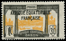 ** GABON - Poste - 98, Centre Très Déplacé: 30c. Libreville - Unused Stamps