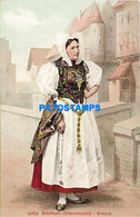 153662 SWITZERLAND SOLOTHURN SOLEURE COSTUMES WOMAN POSTAL POSTCARD - Soleure